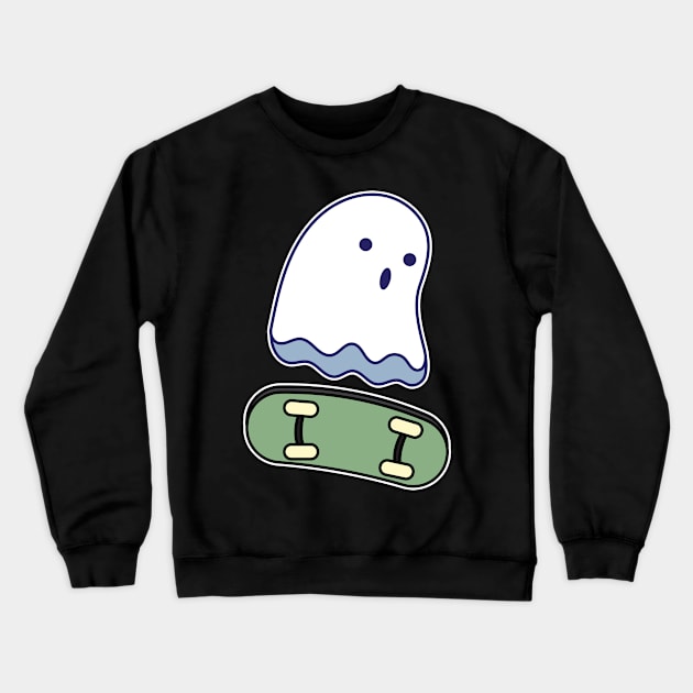 Backflip Ghost Crewneck Sweatshirt by rudypagnel